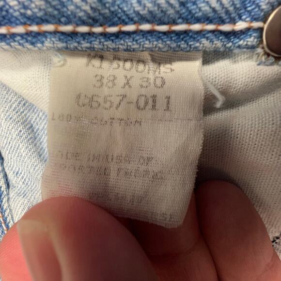 Route 66 Light Wash 90s Jeans | Regular Fit USA Made 38x30 - Picture 13 of 14